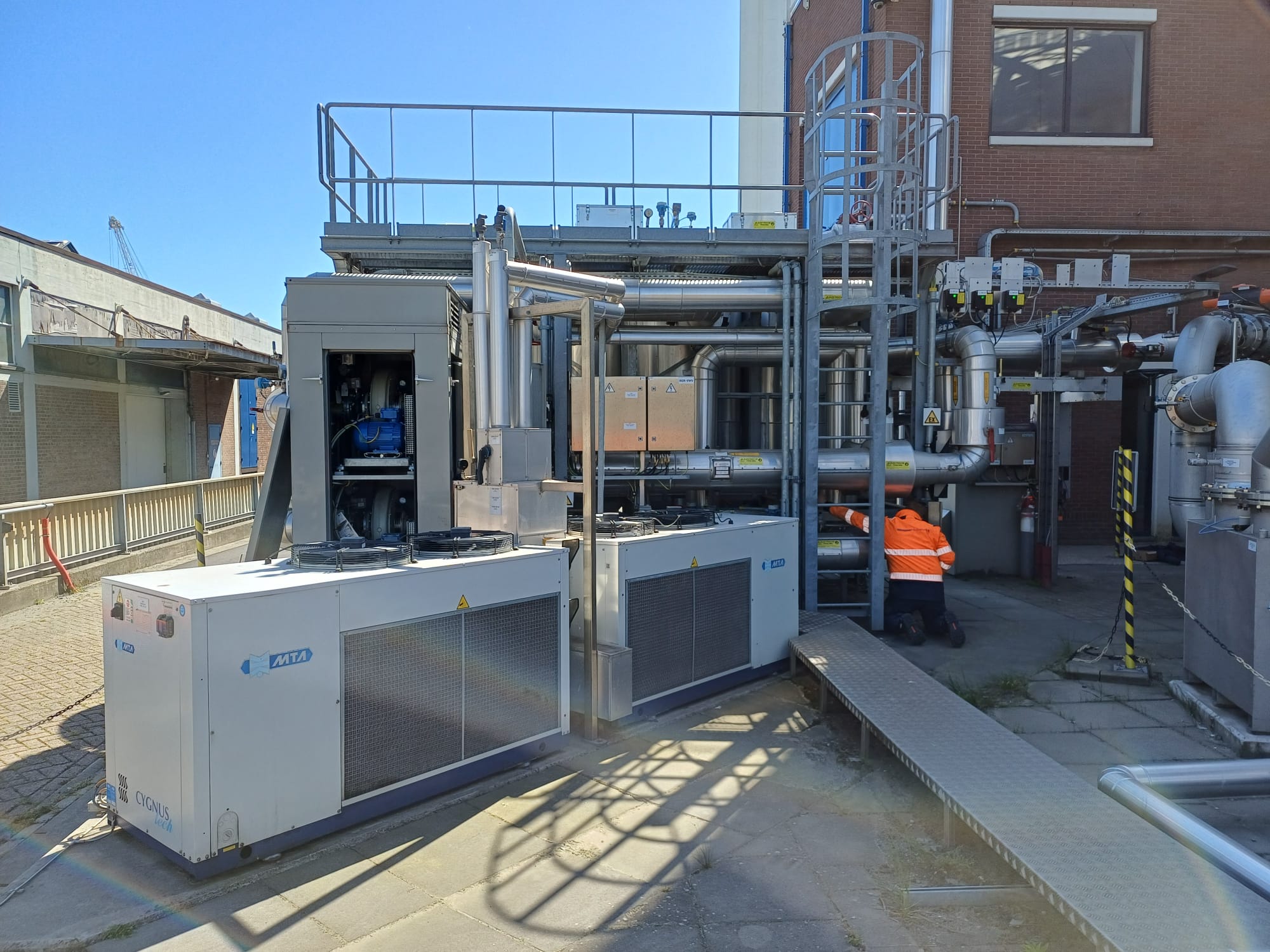 Onderhoud biogaslijn